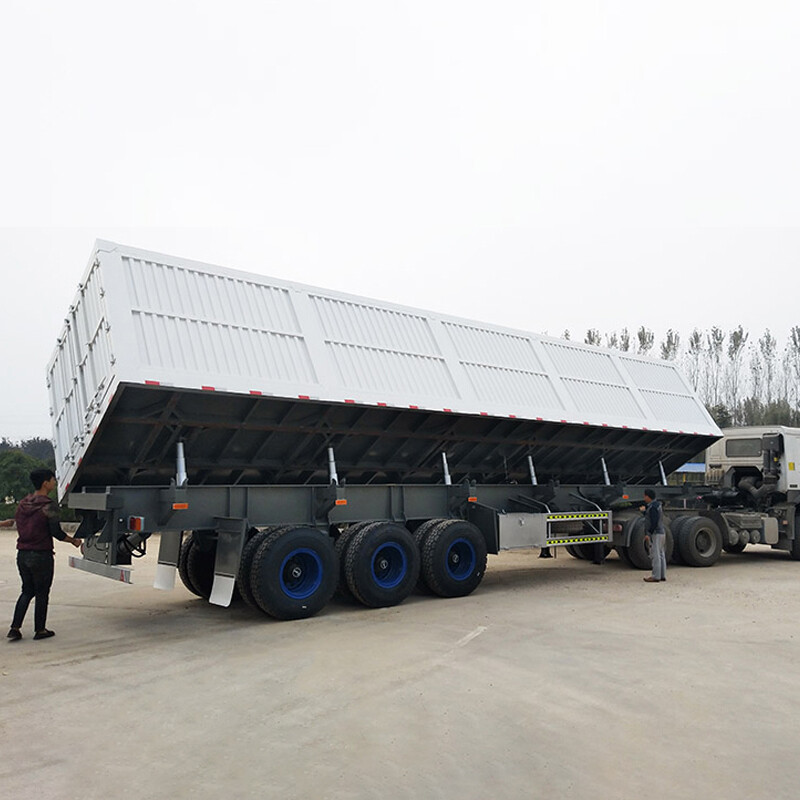 3 Axles Carry Cement 60 Ton Dropside Trailer