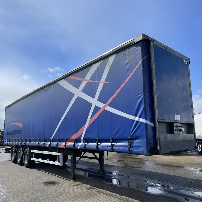 2 Axle, 3 Axle Side Curtain Cargo Type Truck Trailer With Tarpaulin