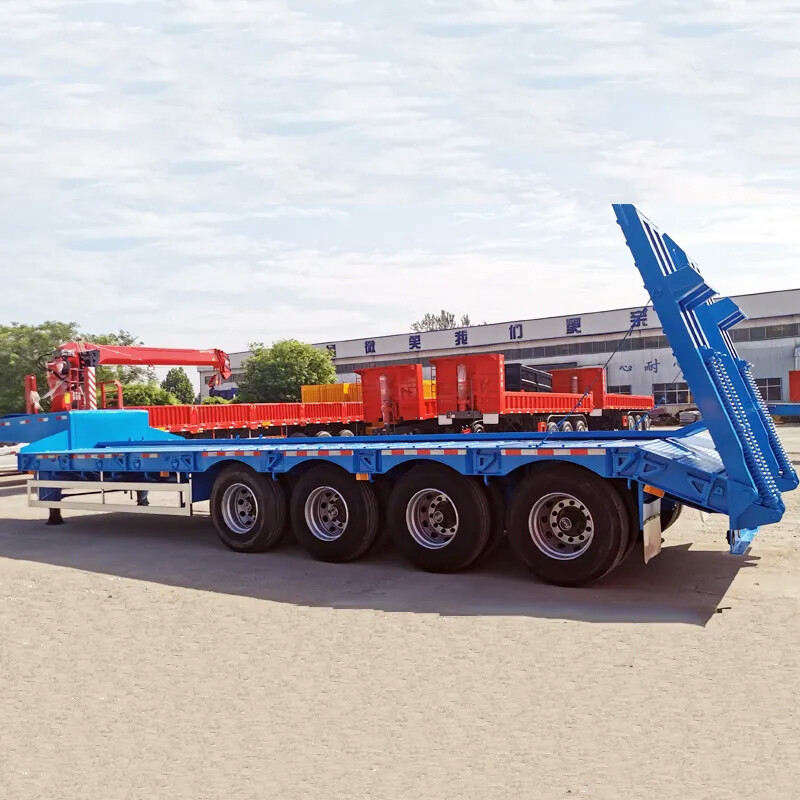 4 Line 8 Axle Lowboy Trailer