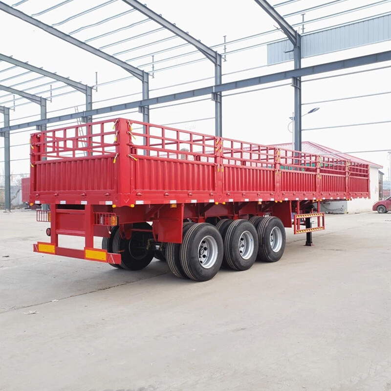 Livestock Fence Cargo Trailers Transport Cattle Side Wall Fence Trailer