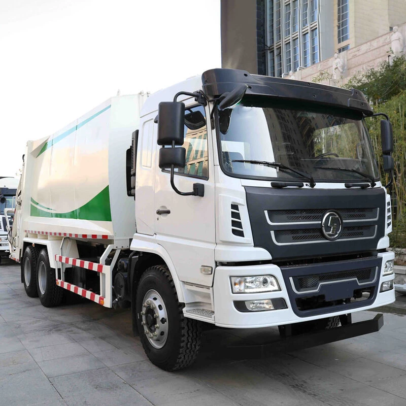 Shacman L3000 16cbm Side Loader Garbage Truck