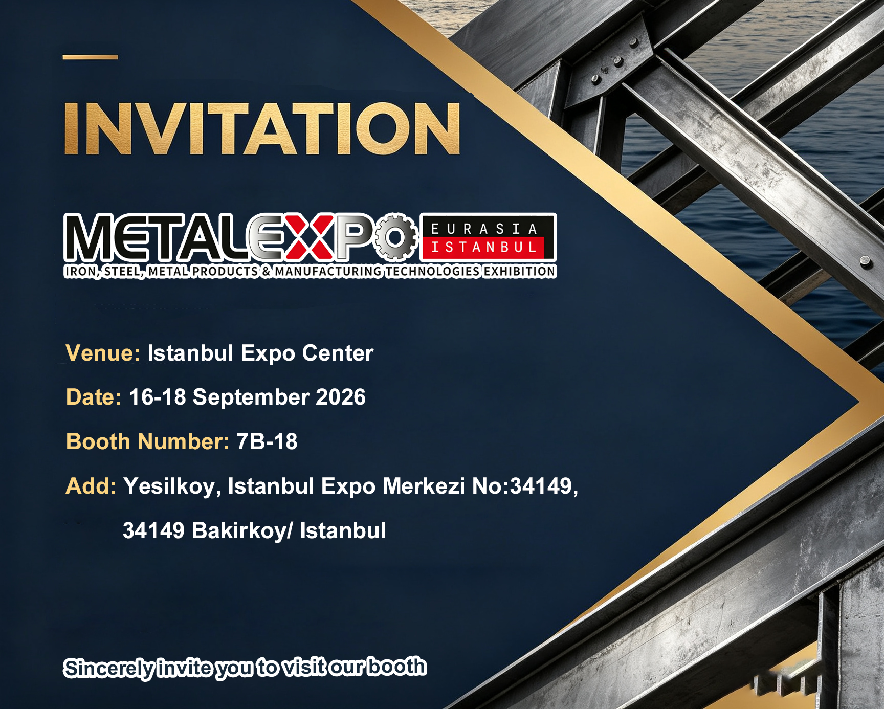 Lenser Metal Invites You to METAL EXPO EURASIA Istanbul 2026 Lenser Metal Invites You to METAL EXPO EURASIA Istanbul 2026