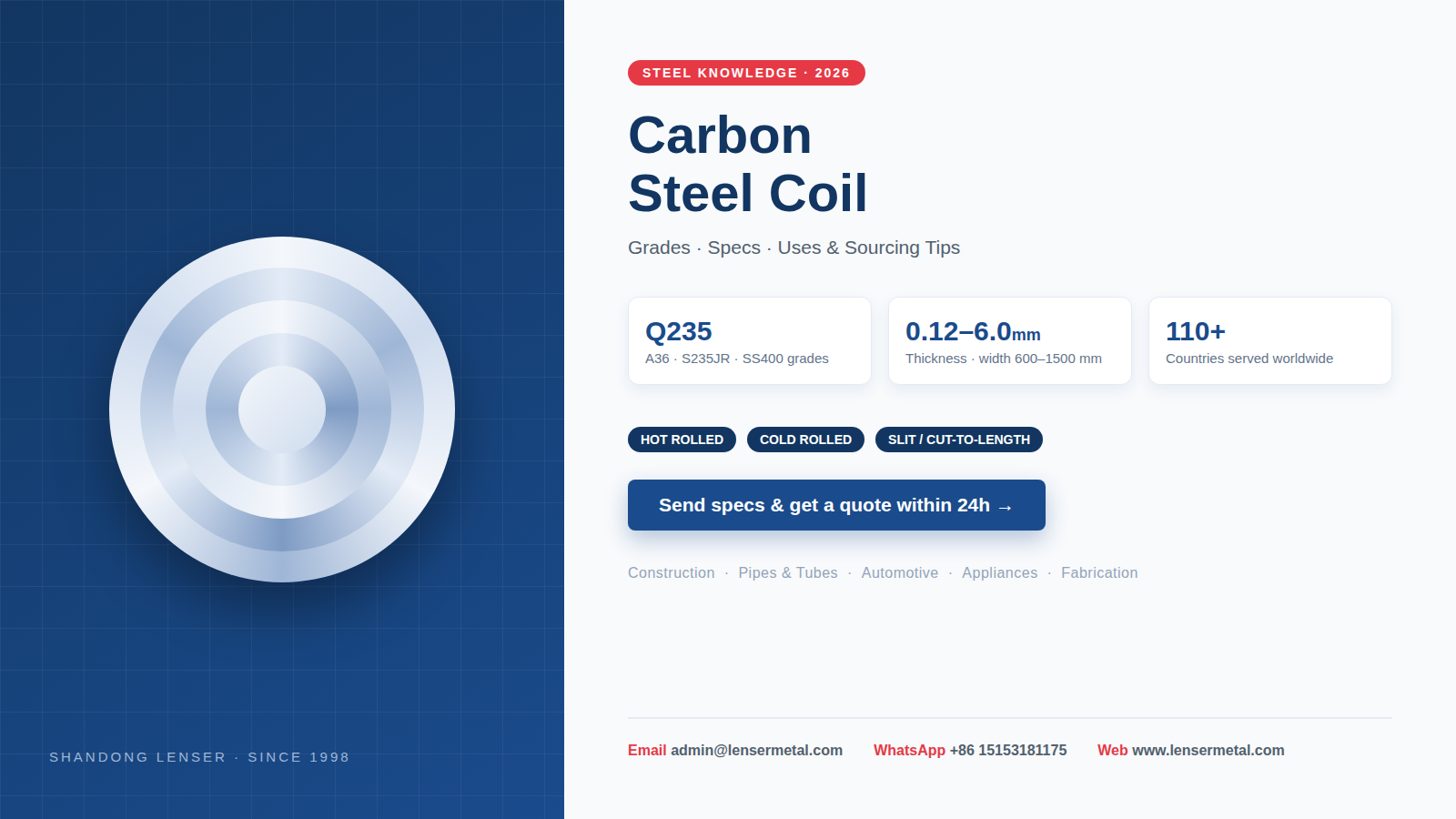Carbon Steel Coil: A Complete Buyer's Guide