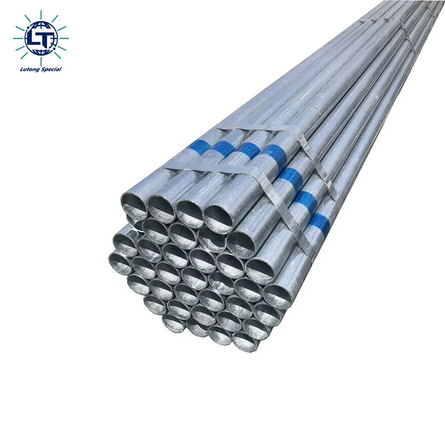  ST37-2 Galvanized Steel Round Pipe