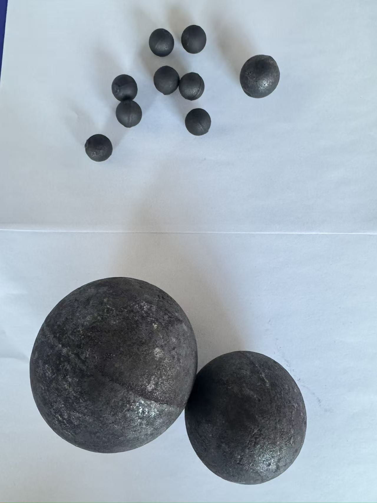 Nb-alloyed 12% chrome cast balls for Clinker Grinding 