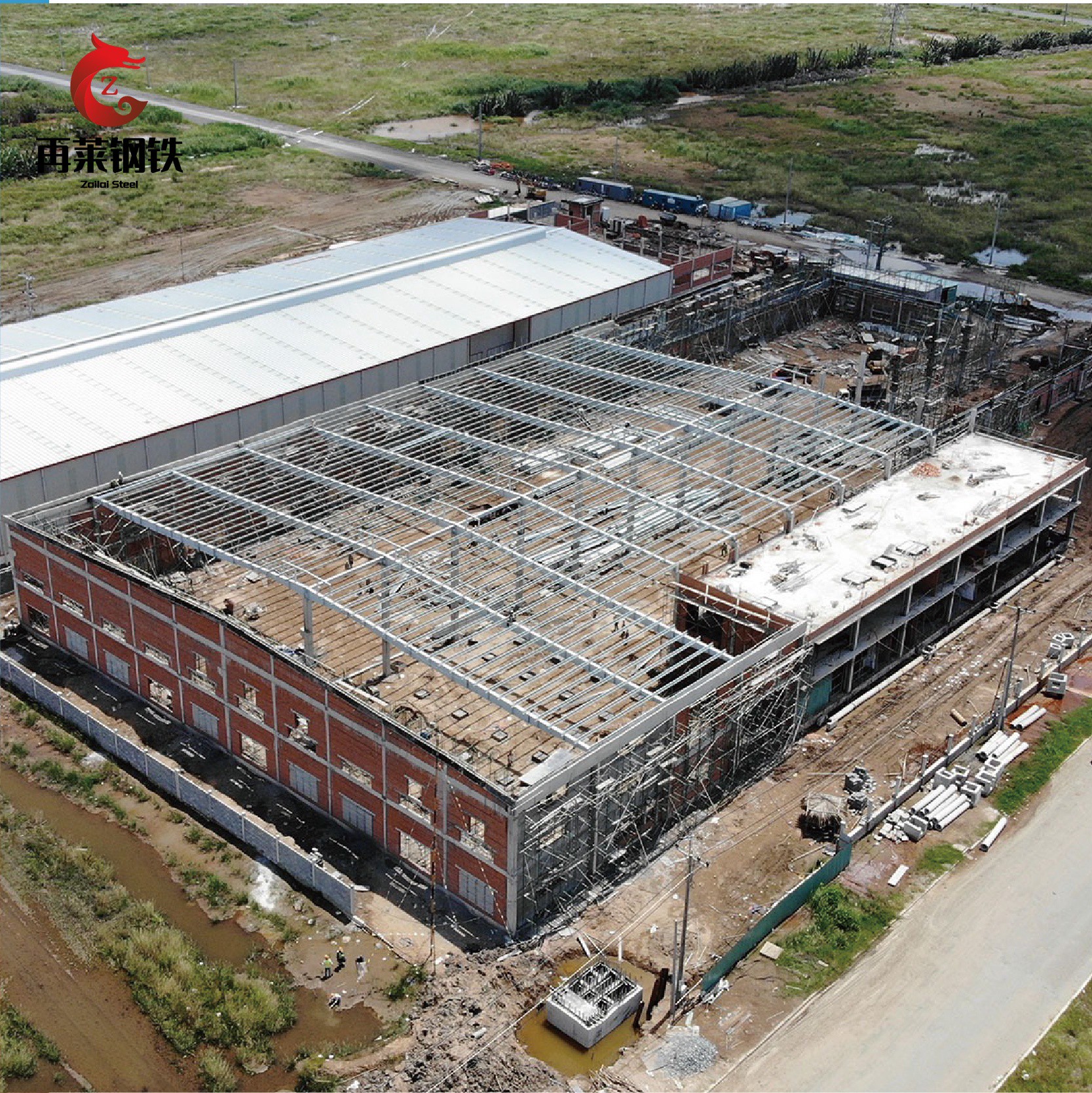 Customized Steel Structure Workshop & Warehouse Integrated Industrial Building