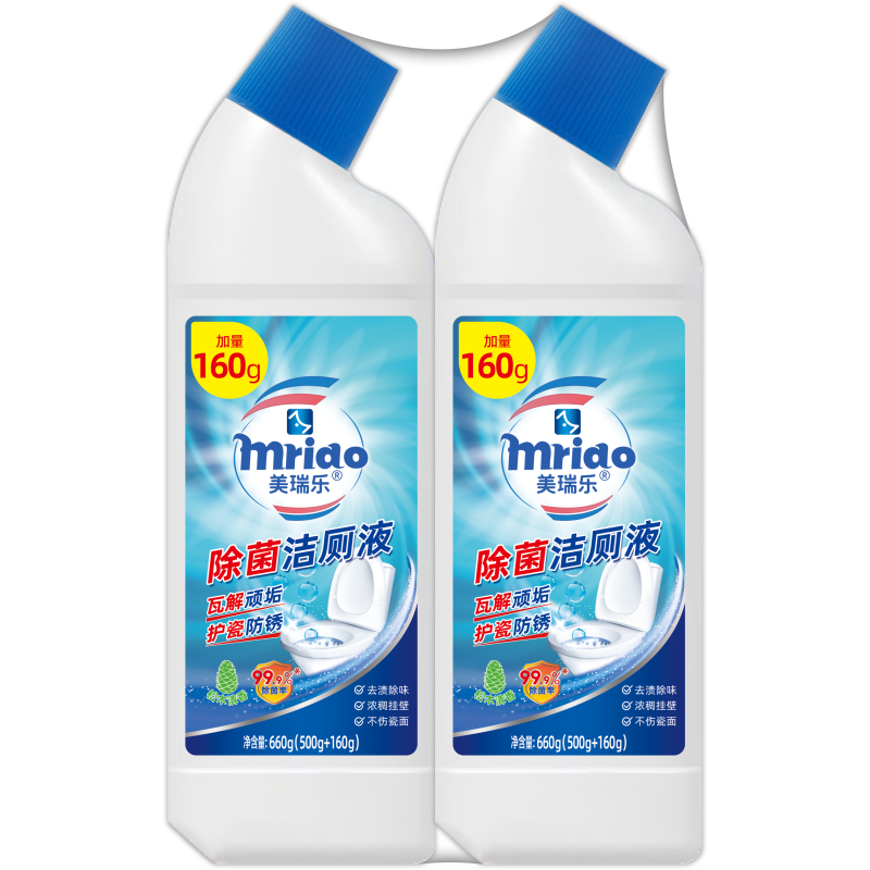 Antibacterial toilet cleaning liquid