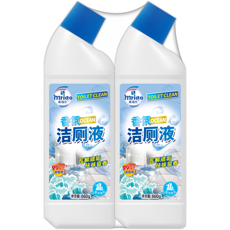 Fragrance toilet cleaner (Ocean Breeze) 