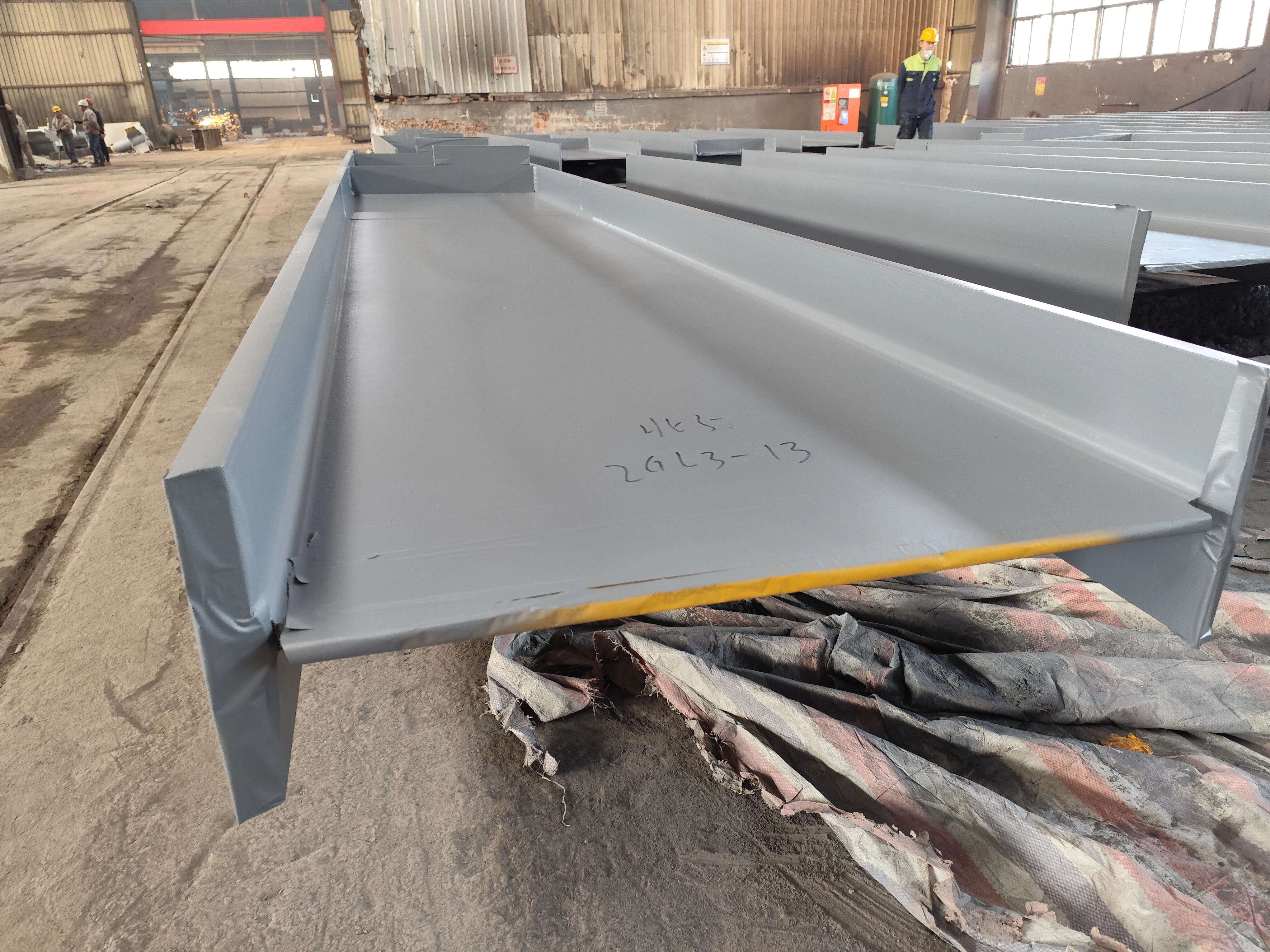 Welding H-beam