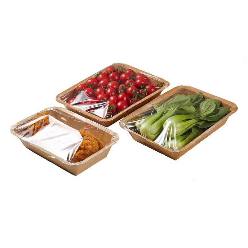 Kraft paper food tray