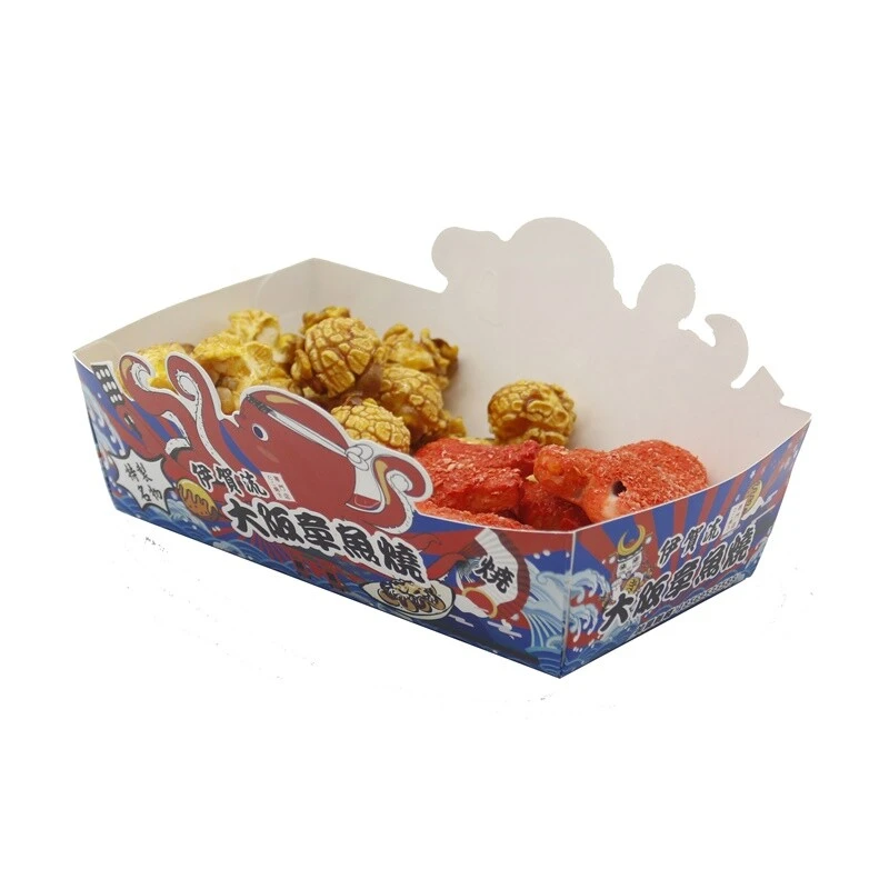 Snack paper box