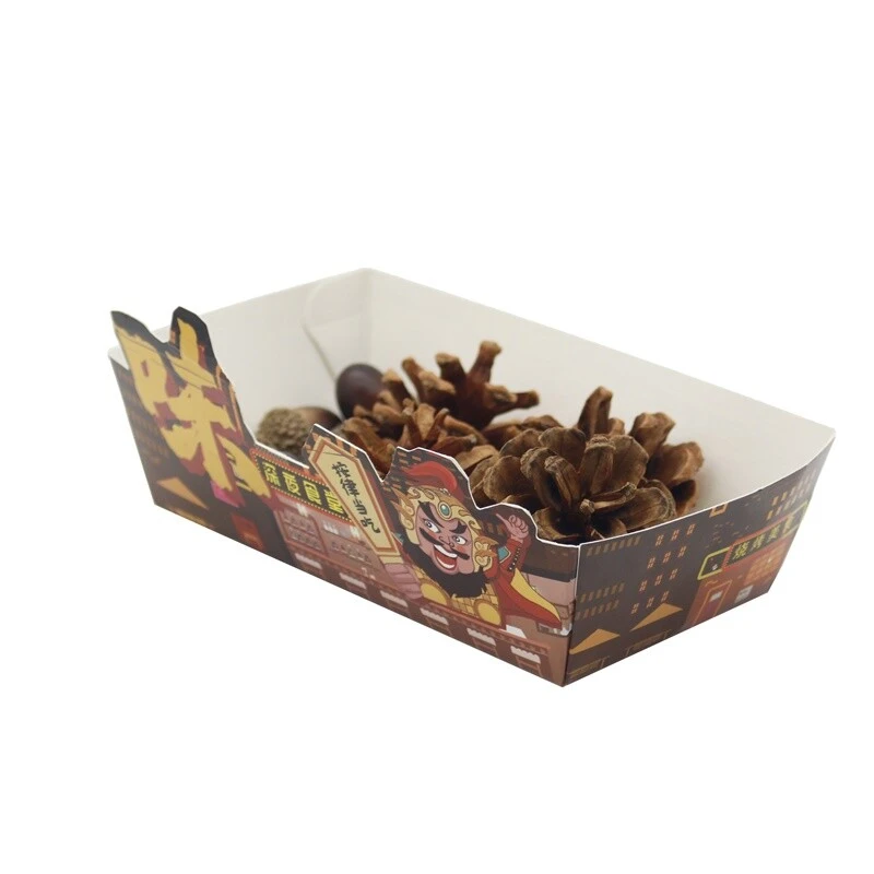 Snack paper box