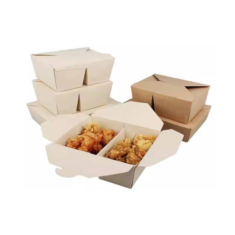 Compartments paper lunch box