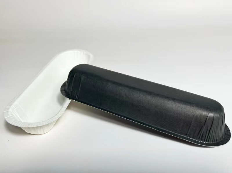 Oven-able paper food tray