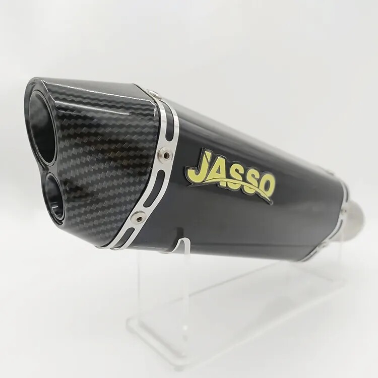 E01 Ninja 400 ZX6R CB400 Trk502 P01 36-51mm Aluminum Alloy Double Hole Hexagonal General Exhaust Pipe