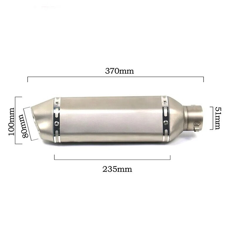 E15 Motorcycle Exhaust Muffler Dual Outlet LC 135 Cl 150 Y15ZRSniper 150ms king 150exciter150 Exhaust Pipes