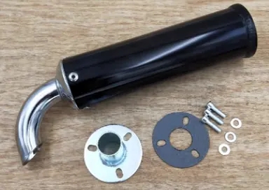 E21 60280 Smooth Motorcycle Modified Exhaust Pipe Blast Street General TZR125 JOG GY6 50 150 100 Ghost Exhaust Pipe