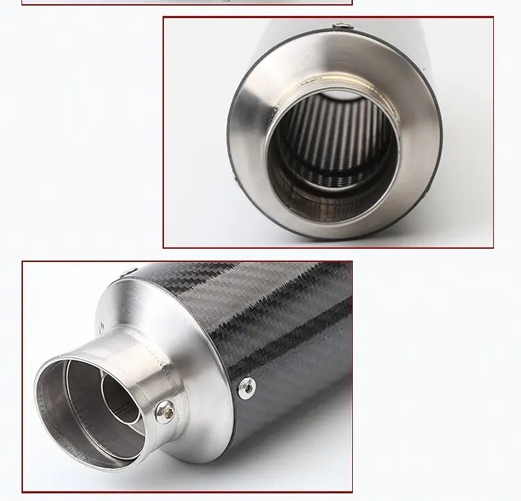 Motorcycle Modified Exhaust Pipe Small Cylinder Generation Diagonal (short) Exhaust Pipe
