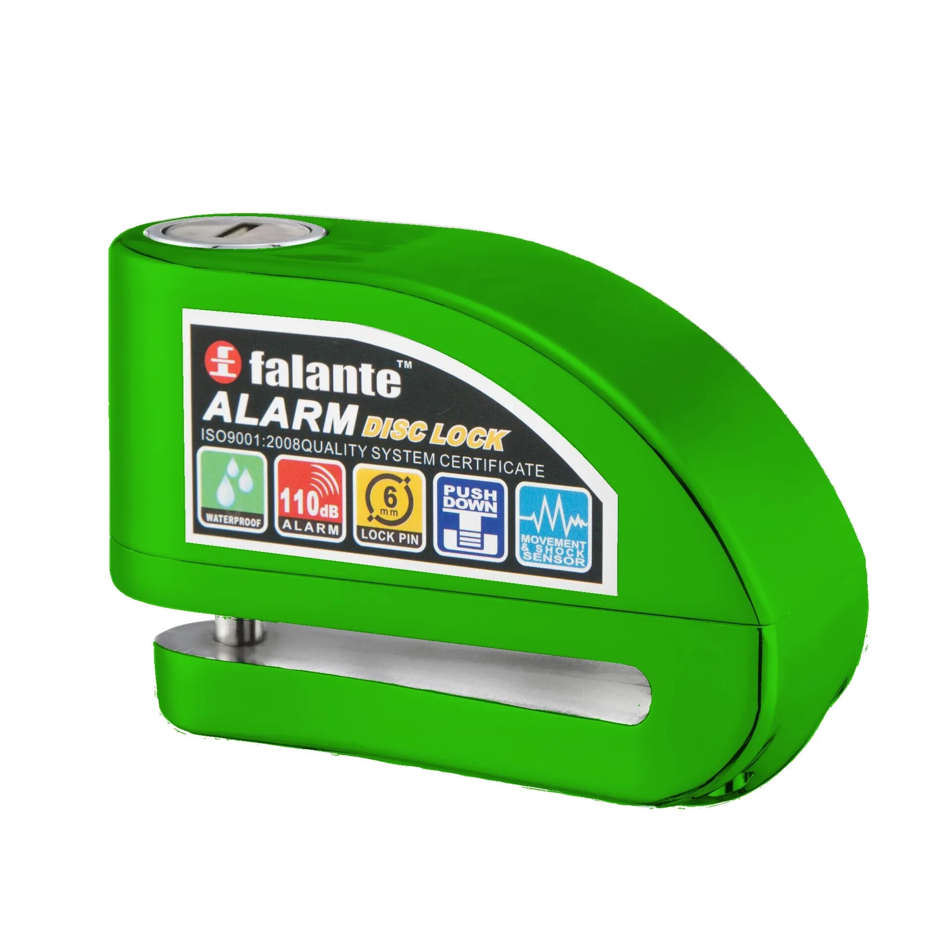 Alarm Disc Brake Lock Factory Direct Supply, Motorcycle, Bicycle, Battery Car, 6mm,