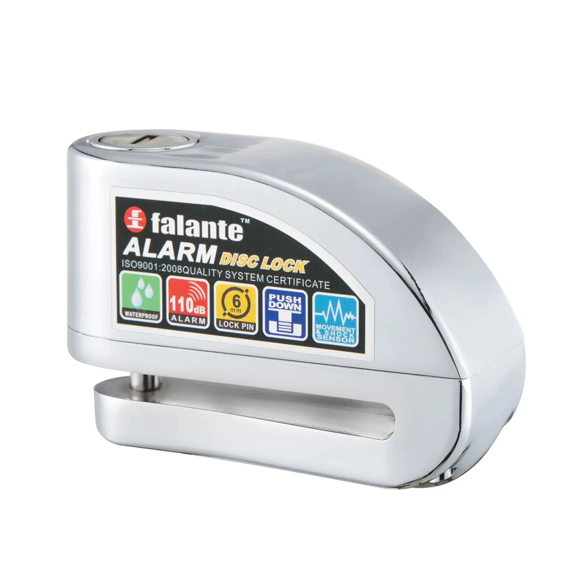 Alarm Disc Brake Lock Factory Direct Supply, Motorcycle, Bicycle, Battery Car, 6mm,