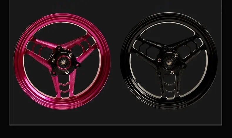 01-10 Inch 7.0 Full Star Wheel Electric Motorcycle Modified 102.15 Aluminum Alloy Front Wheel Aluminum Wheel