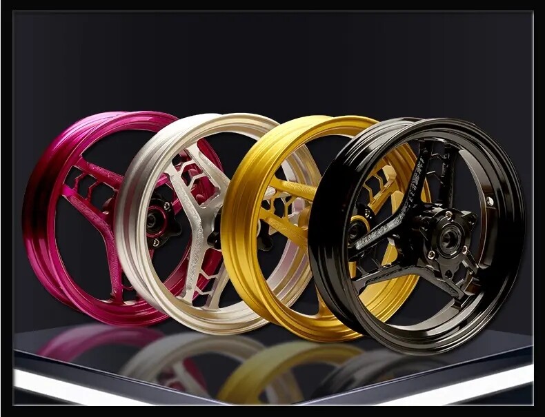 01-10 Inch 7.0 Full Star Wheel Electric Motorcycle Modified 102.15 Aluminum Alloy Front Wheel Aluminum Wheel