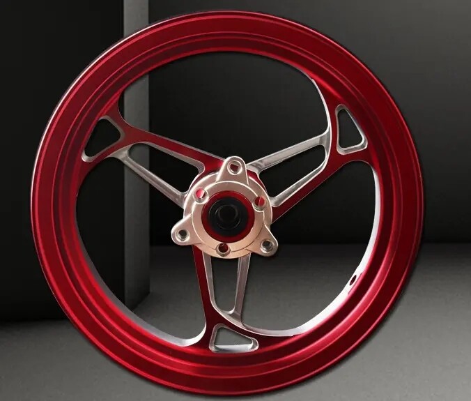 Niu Aluminum Alloy Wheels N1 N1S NQI PDS Hard War Modified Triangle Wheels 12 Inch CNC 3 Holes 5 Holes