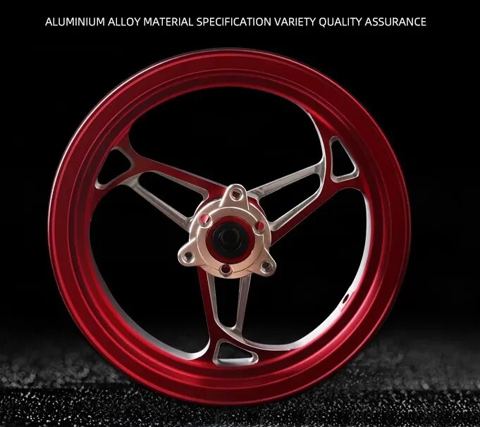 Niu Aluminum Alloy Wheels N1 N1S NQI PDS Hard War Modified Triangle Wheels 12 Inch CNC 3 Holes 5 Holes