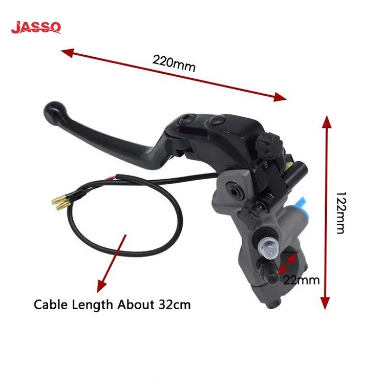 Upper Pump Modified Motorcycle Brake Pump Motorcycle Hydraulic Brake Pump Clutch CNC 19RCS 22mm