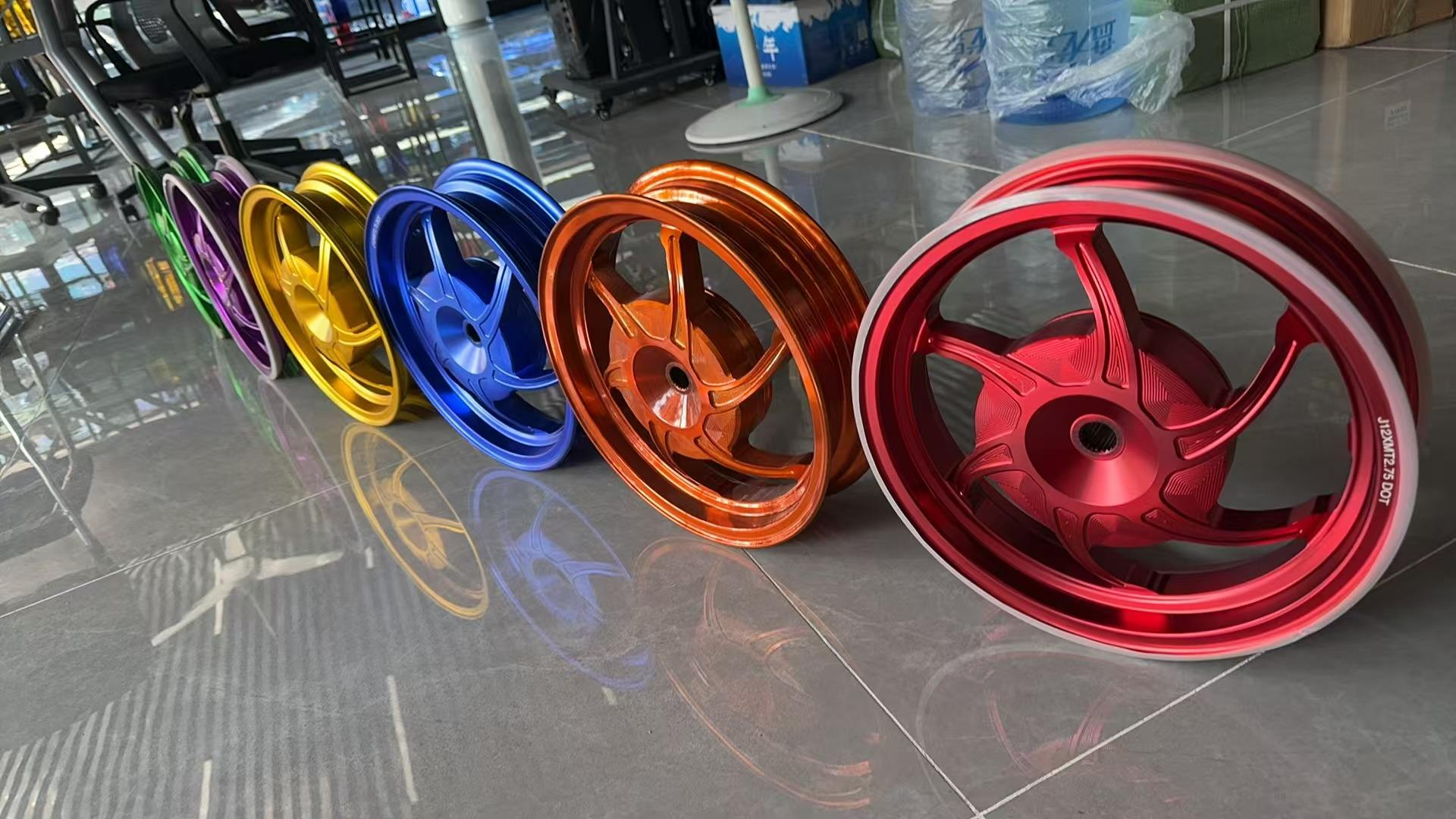 16 LEAD125 Front and Rear Cast Wheel Aluminum Alloy Lightweight Cnc Modified Wheel Hub Wheel Ring Modification
