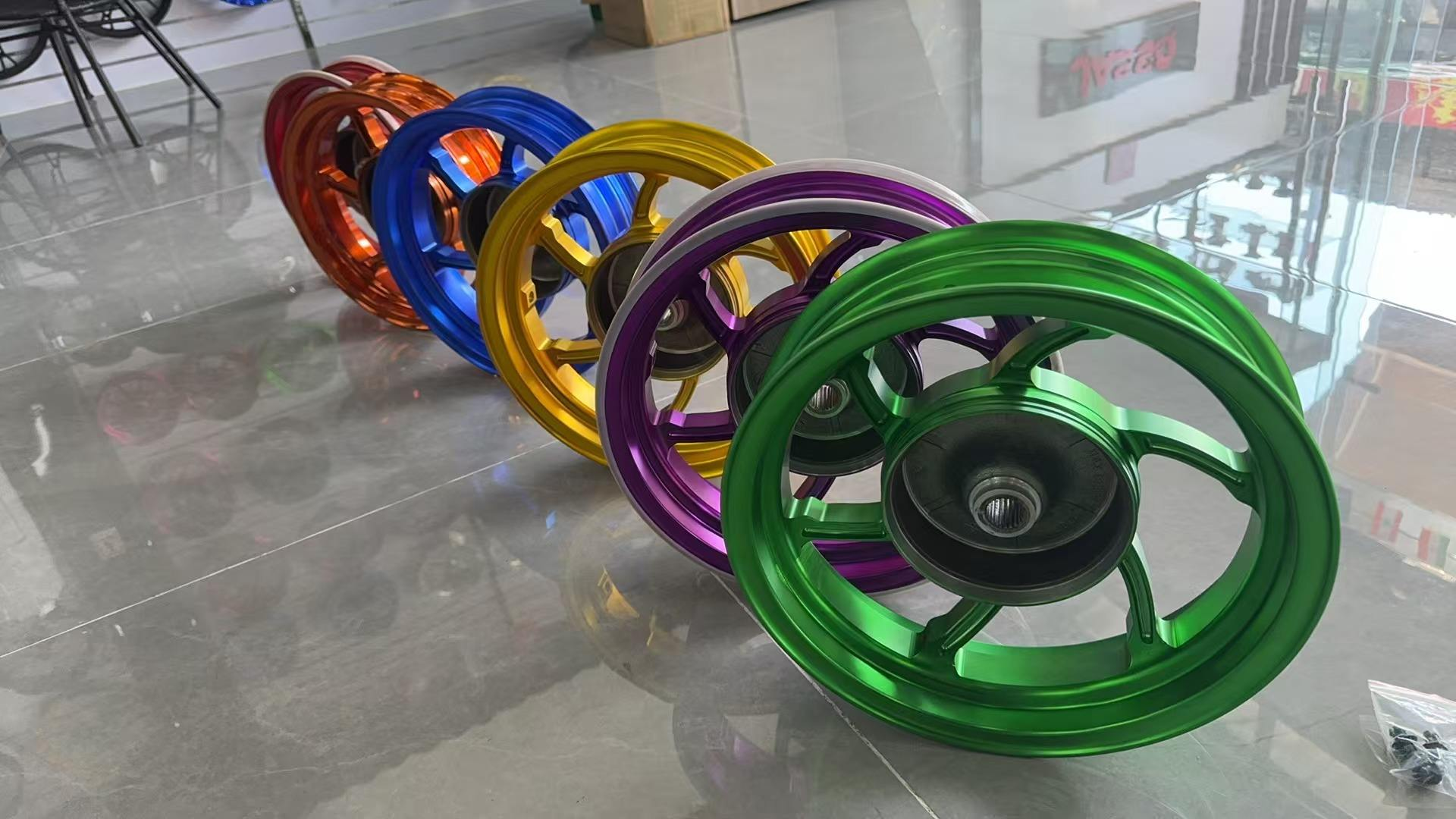 16 LEAD125 Front and Rear Cast Wheel Aluminum Alloy Lightweight Cnc Modified Wheel Hub Wheel Ring Modification