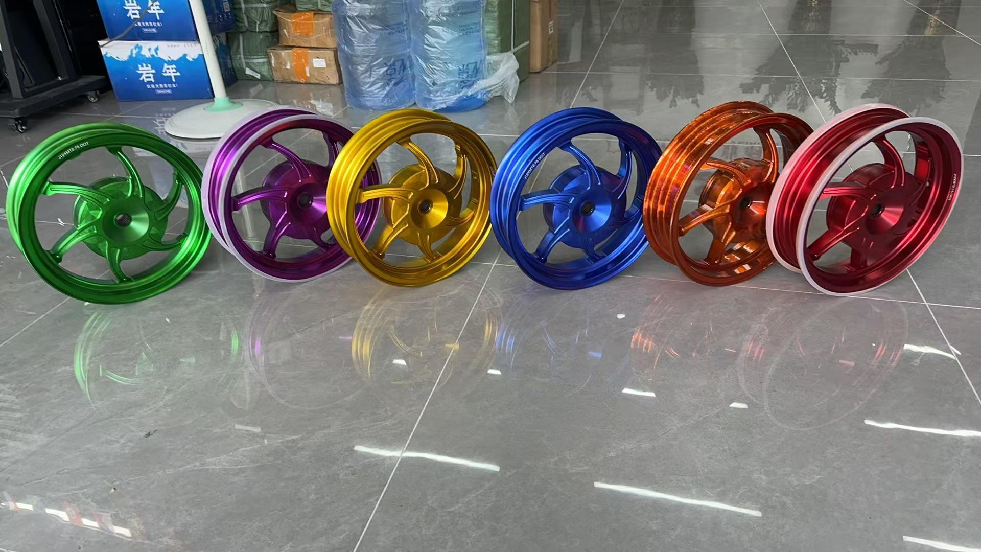 16 LEAD125 Front and Rear Cast Wheel Aluminum Alloy Lightweight Cnc Modified Wheel Hub Wheel Ring Modification