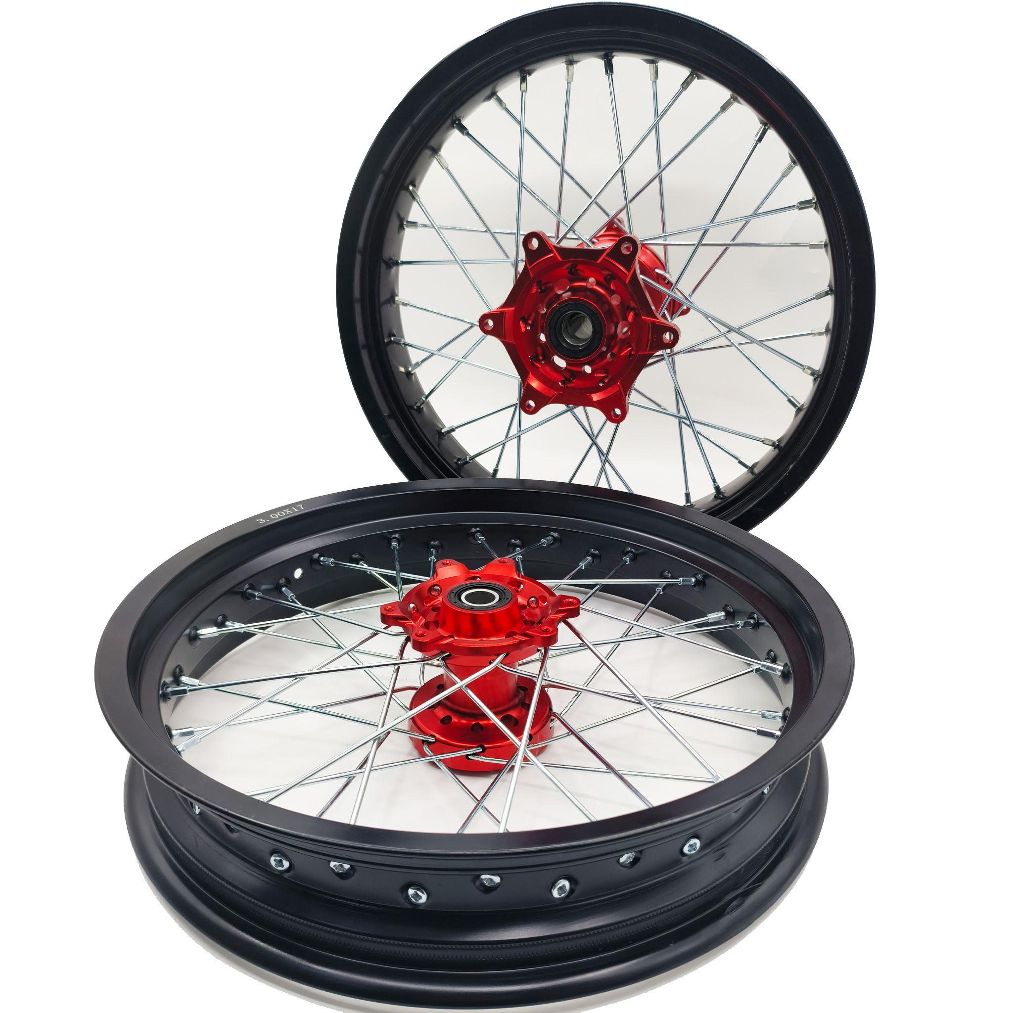 Suitable for Honda CR125/CRF250 Off-road Motorcycle 3.00/3.50x17 Inch Aluminum Alloy Wheels