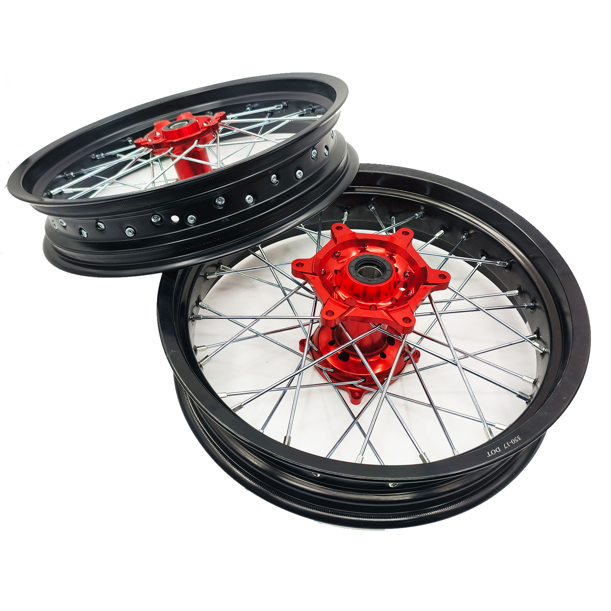 Suitable for Honda CR125/CRF250 Off-road Motorcycle 3.00/3.50x17 Inch Aluminum Alloy Wheels