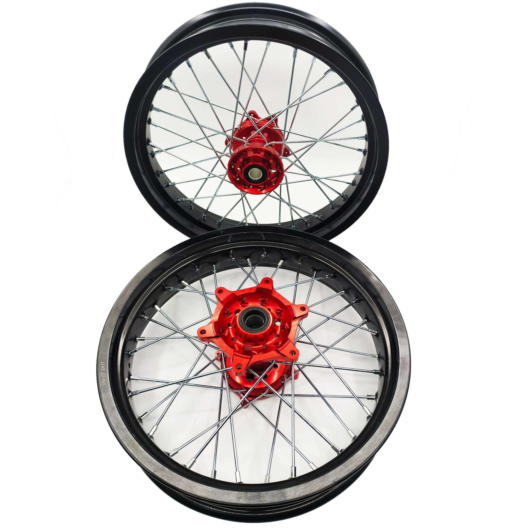 Suitable for Honda CR125/CRF250 Off-road Motorcycle 3.00/3.50x17 Inch Aluminum Alloy Wheels