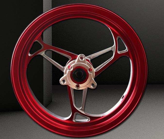 Niu Aluminum Alloy Wheels N1 N1S NQI PDS Hard War Modified Triangle Wheels 12 Inch CNC 3 Holes 5 Holes