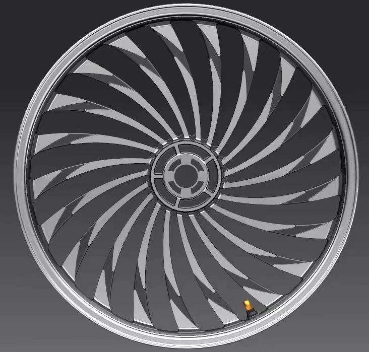 Cyclone 21 Rib Prince Vacuum Wheel Cnc