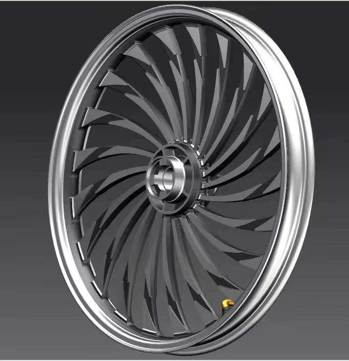 Cyclone 21 Rib Prince Vacuum Wheel Cnc