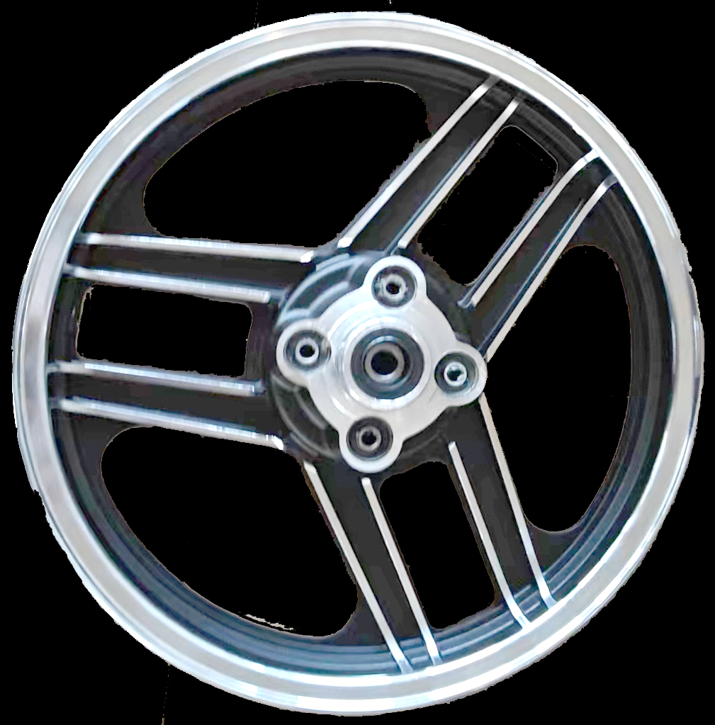 Generous Wheel Matte Black Precision Car - Standard Assembly - Ordinary Packaging