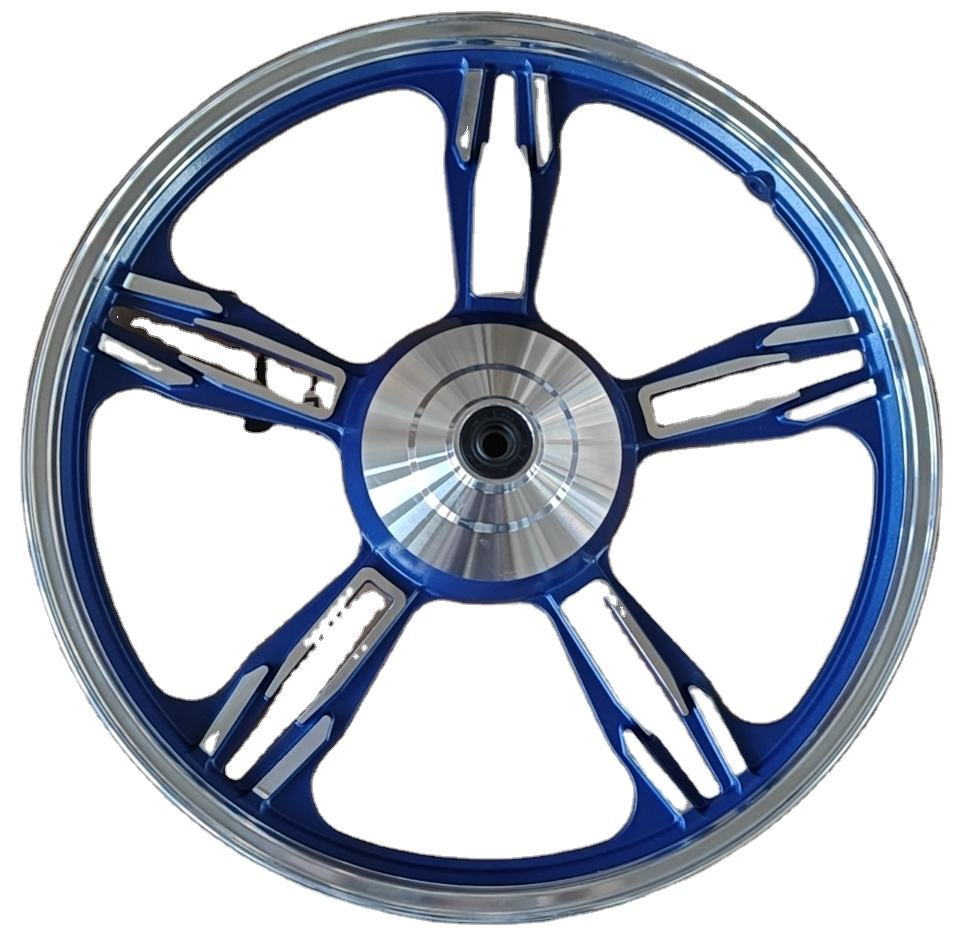 New CG125 Hub Brake Wheels Bright Blue Fine Car - Standard Assembly - Ordinary Packaging
