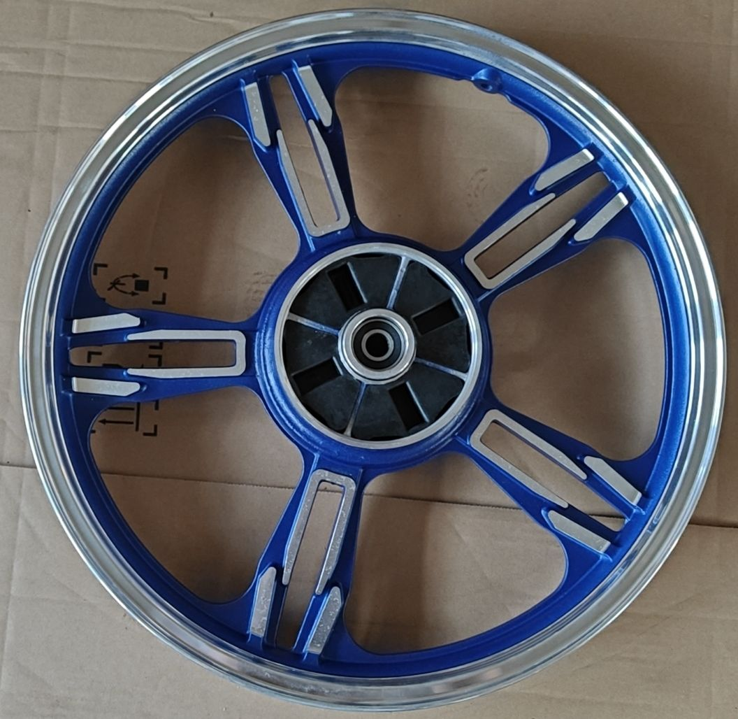 New CG125 Hub Brake Wheels Bright Blue Fine Car - Standard Assembly - Ordinary Packaging