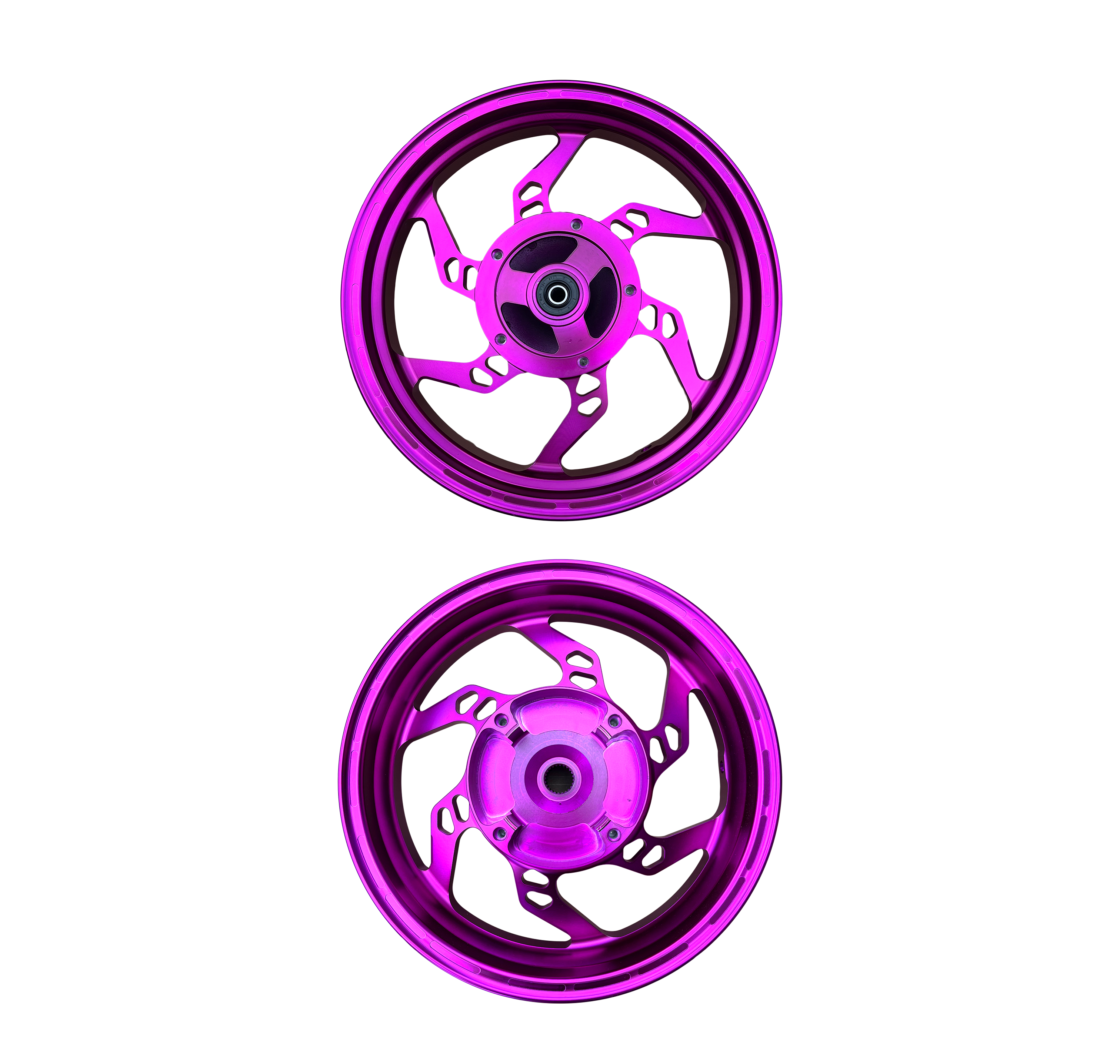 For Honda PCX160 CNC Machined Aluminum Alloy Wheel Rim Front/Rear Replacement Motorcycle Parts