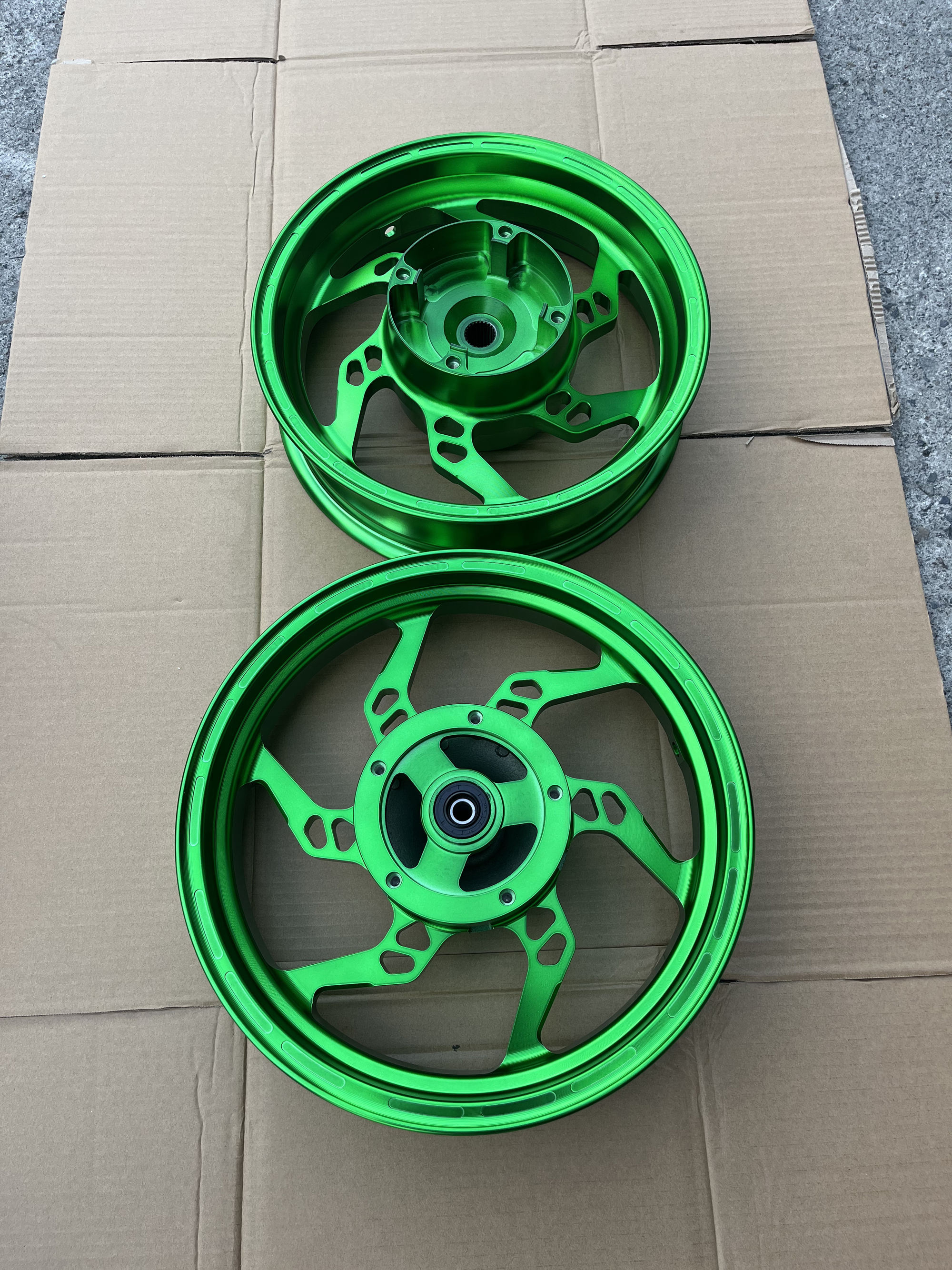 For Honda PCX160 CNC Machined Aluminum Alloy Wheel Rim Front/Rear Replacement Motorcycle Parts