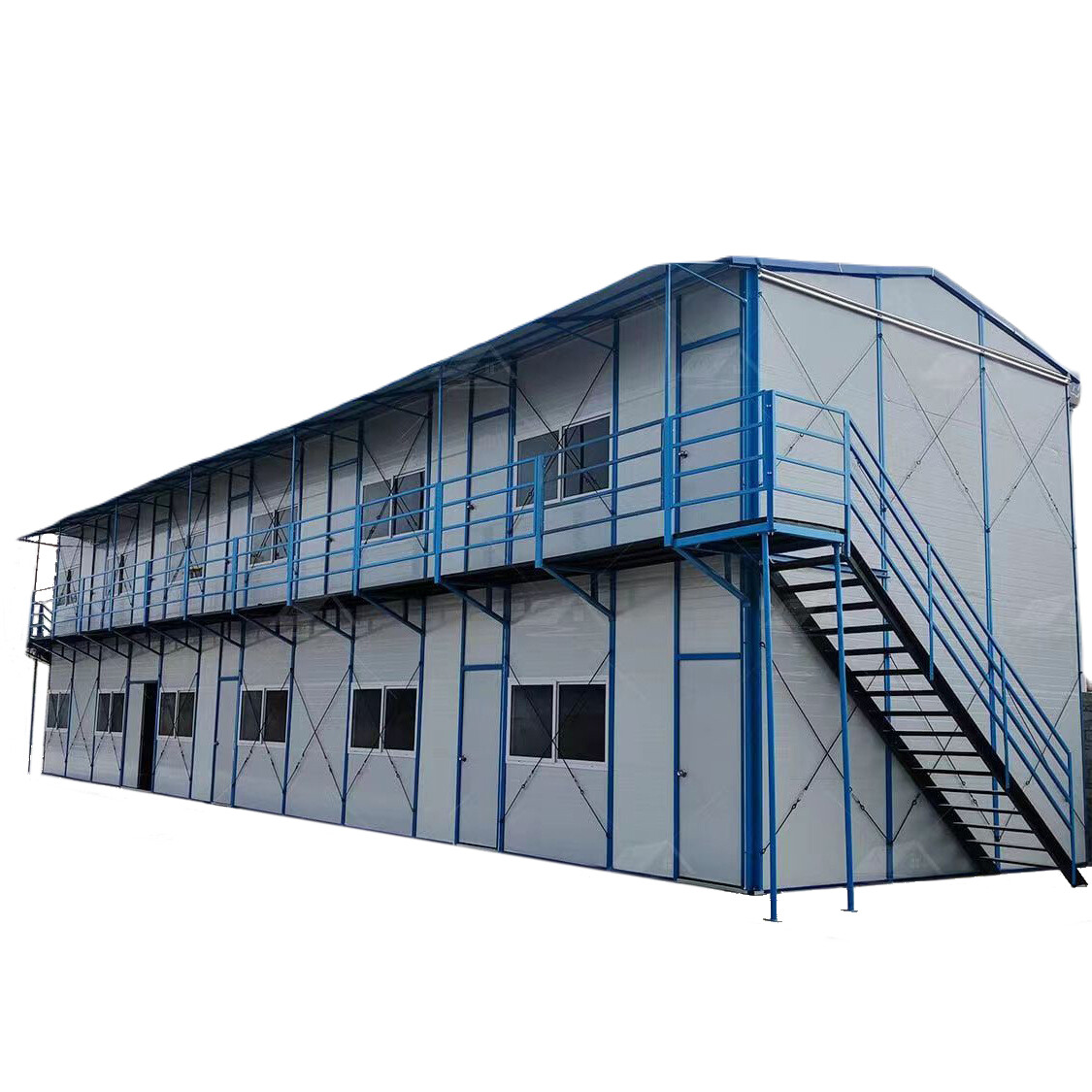 Customized Prefabricated Houses Steel Containers 2-story Modular Frame House Modern Construction Site Customized Prefabricated Houses Steel Containers 2-story Modular Frame House Modern Construction Site