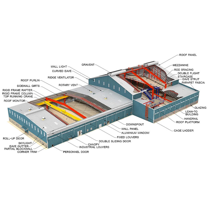 Steel Frame Prefabricated Steel Structure Warehouse