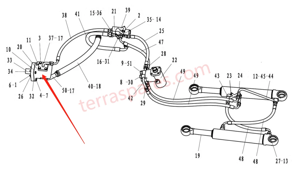 SEM MACHINERY SPARE PARTS 5338030 W060500000  