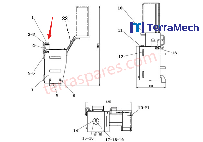 5228468 W110001460 SEM ROAD ROLLER WHEEL LOADER MACHINERY FILTER