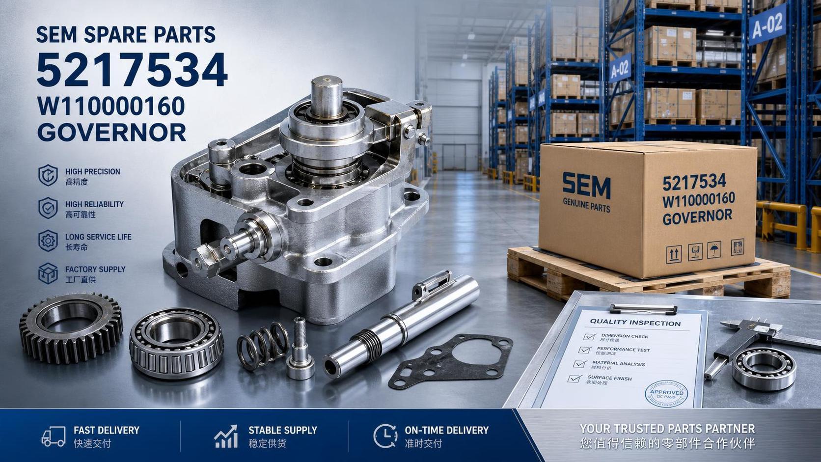 SEM SPARE PARTS 5217534 W110000160 GOVERNOR Supply Trends and Lead Time Risks