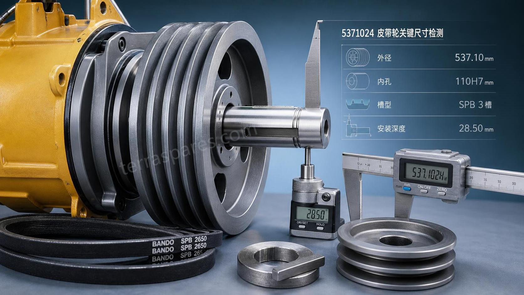 5371024 SEM Wheel Loader Pulley: Key Dimensions and Fitment Checks Explained