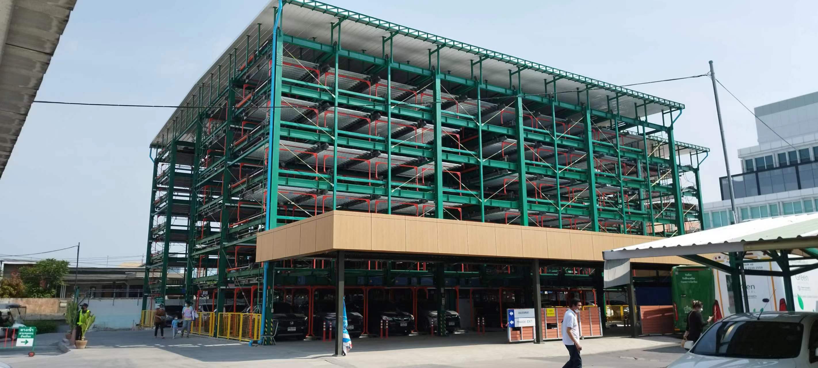 Thailand - 7 level puzzle parking system - 232 car spaces Thailand - 7 level puzzle parking system - 232 car spaces
